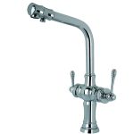 شیر ظرفشویی دو کاره تسویه دار باردو کروم