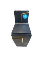 توالت فرنگی آداسا مدل فایتر مشکی مات با طراحی یک‌تکه، فلاش دو زمانه، سیستم تخلیه واش‌دان و درب آرام‌بند