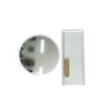 آینه و باکس دیواری سفید چوب راش مناسب سرویس بهداشتی و حمام با طراحی مدرن – فروشگاه نایب‌استور