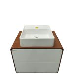 کابین کشودار سرویس بهداشتی با سنگ کورین مقاوم و طراحی مدرن مناسب حمام و سرویس‌های بهداشتی لوکس