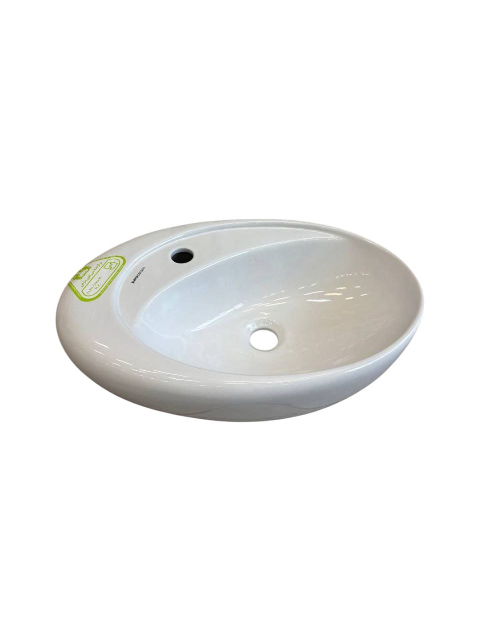 photo_۲۰۲۵-۰۸-۱۰_۲۱-۲۰-۲۰ (2) کاسه روشویی آنجل پارس سرام سفید بیضی شکل با طراحی مدرن و سطح براق