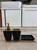 ست سرویس بهداشتی 5 پارچه آوا مشکی طلایی هارمونی - Image 4