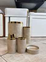 ست سرویس بهداشتی 5 پارچه روشا کرم وانیلی هارمونی - Image 2