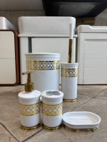 ست سرویس بهداشتی 5 پارچه رویا سفید طلایی هارمونی - Image 2