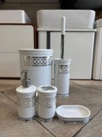 ست سرویس بهداشتی 5 پارچه رویا سفید کروم هارمونی - Image 2