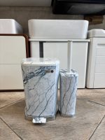 ست سرویس بهداشتی 5 پارچه سفید آبی نگین دار بتیس - Image 3