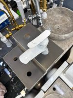 شیر روشویی آرچر سفید کروم - Image 3