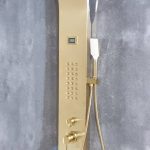 پنل دوش ماساژوری تاپ کلاس دماسنج دارطلا مات ارسال رایگان فروش ویژه