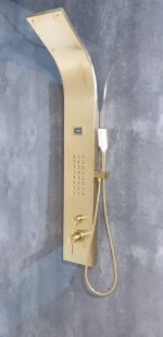 پنل دوش ماساژوری تاپ کلاس دماسنج دارطلا مات ارسال رایگان فروش ویژه