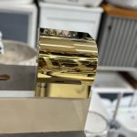 جا دستمال دستشویی کاوردار طلایی خرید قسطی