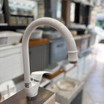 شیر ظرفشویی بیتا سفید کروم ۵ سال ضمانت