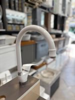 شیر ظرفشویی بیتا سفید کروم ۵ سال ضمانت