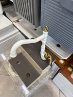 شیر ظرفشویی قاصدک سفید طلا - Image 4