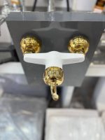 شیر توالت قاصدک سفید طلایی - Image 5