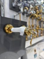 شیر توالت قاصدک سفید طلایی