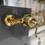 شیر توالت قاصدک طلا براق