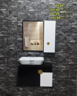 روشویی کابینتی سفید مشکی فروش ویژه عیدانه