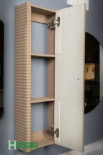 روشویی کابینتی سایز بزرگ نسکافه ایی و سفید مدل آکروپل - Image 8