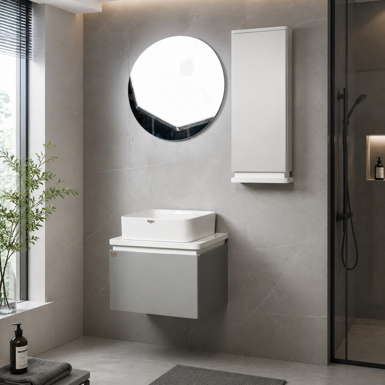 IMG_1090 روشویی کابینتی سنگ مروارید مدل وارنا 50 - Image 1