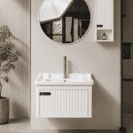 ست کامل روشویی کابینتی سفید مدل اکسین