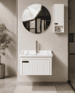 ست کامل روشویی کابینتی سفید مدل اکسین
