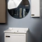 ست کامل روشویی کابینتی سفید