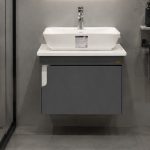 کابینت روشویی طوسی