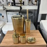 ست سرویس بهداشتی ABS طرح لوکس طلایی