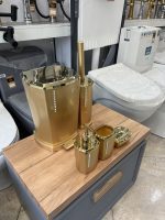 ست سرویس بهداشتی ABS طرح لوکس طلایی - Image 2